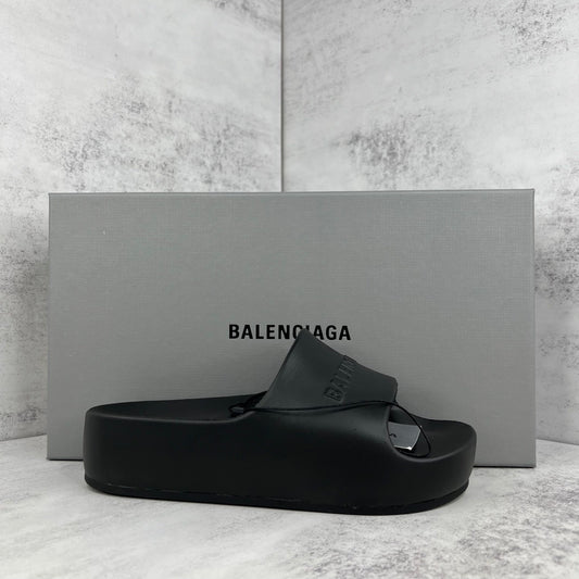 Balenciaga Chunky Slides "Black"