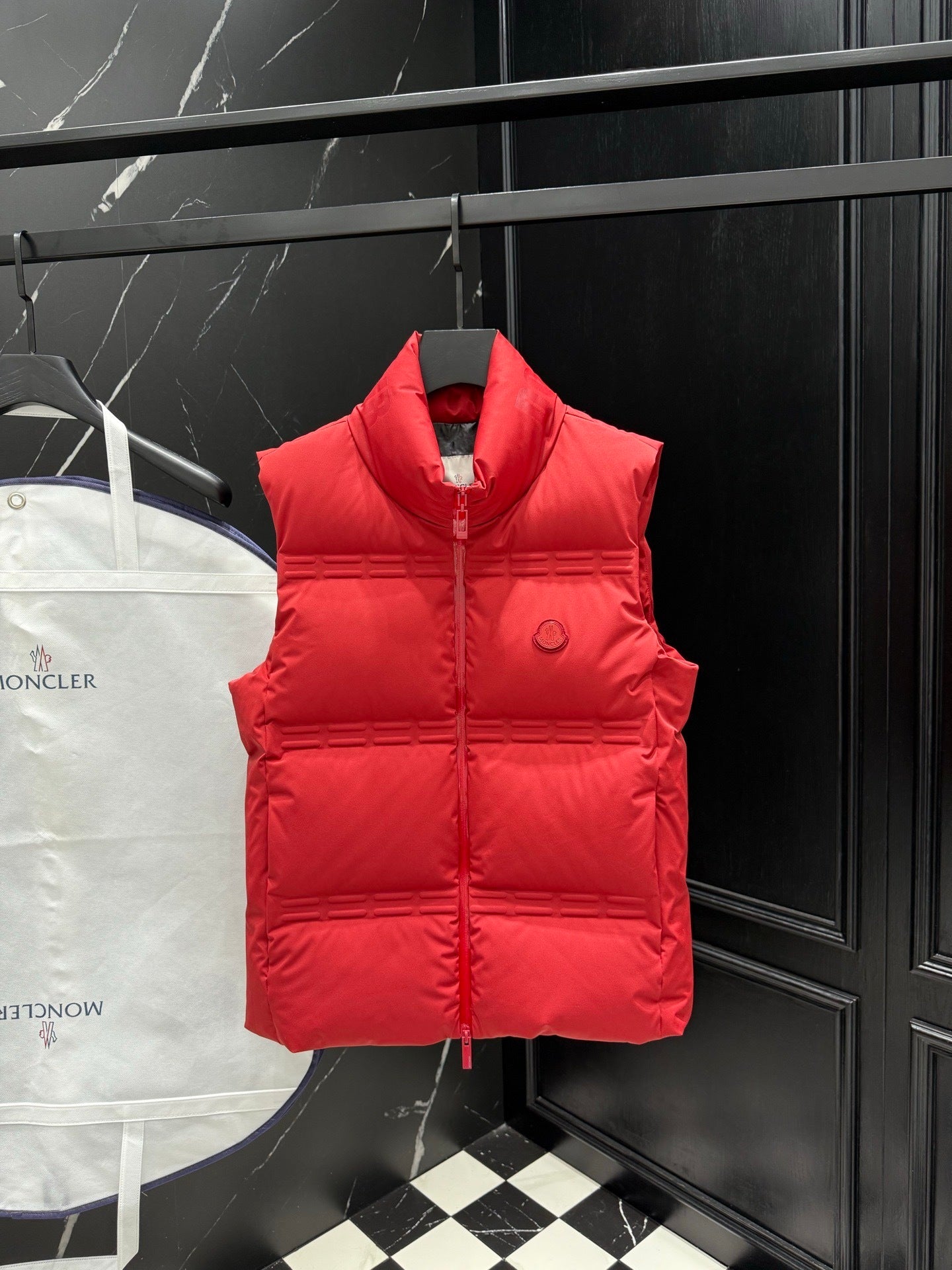 Moncler x A$AP Rocky Sparky Down Vest "Red"