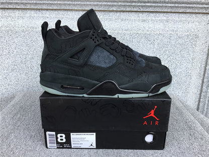 Kaws x Air Jordan 4 Retro "Black"