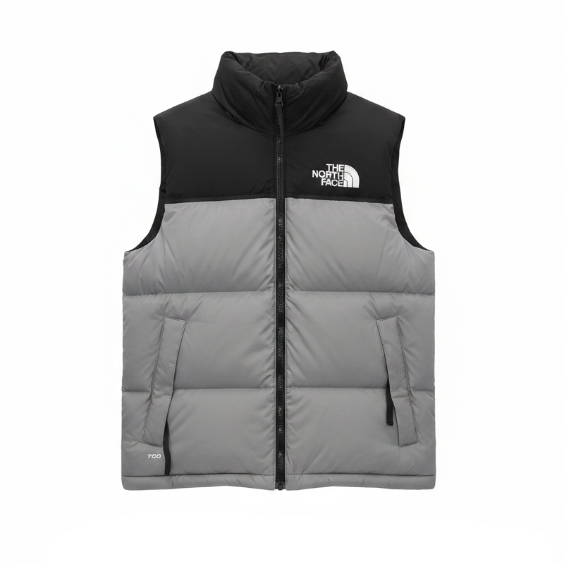 The North Face 700 Down Vest "Grey-Black"