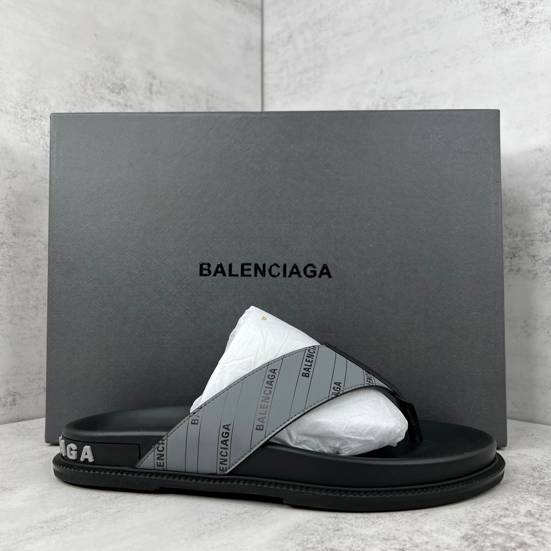 Balenciaga Flip-Flops "Black-Grey"