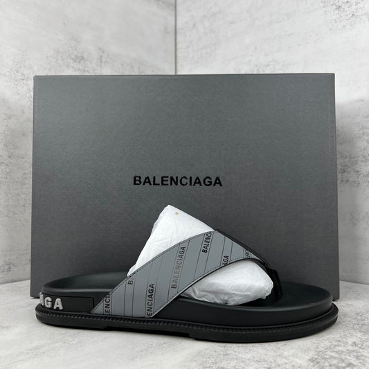 Balenciaga Flip-Flops "Black-Grey"