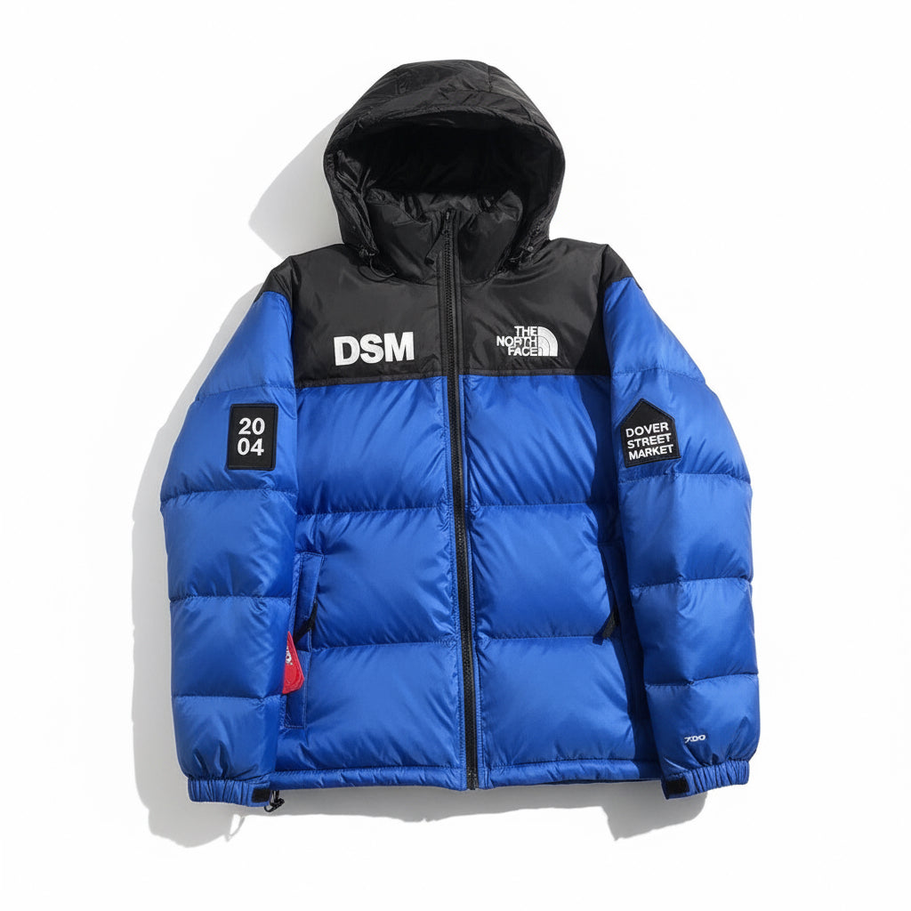 Dover Street Market x The North Face 700 Down Jacket "Blue-Black"