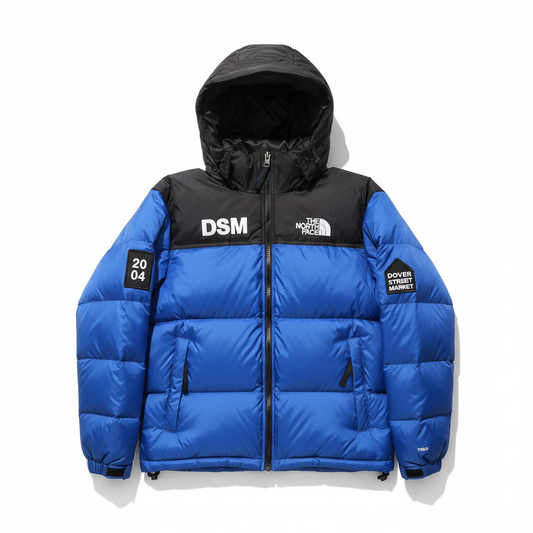 Dover Street Market x The North Face 700 Down Jacket "Blue-Black"