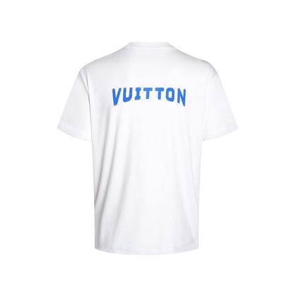 Louis Vuitton Printed Signature T-Shirt "Milky White"