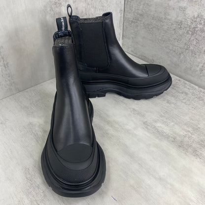 Alexander McQueen Tread Slick Chelsea Boots "Black"