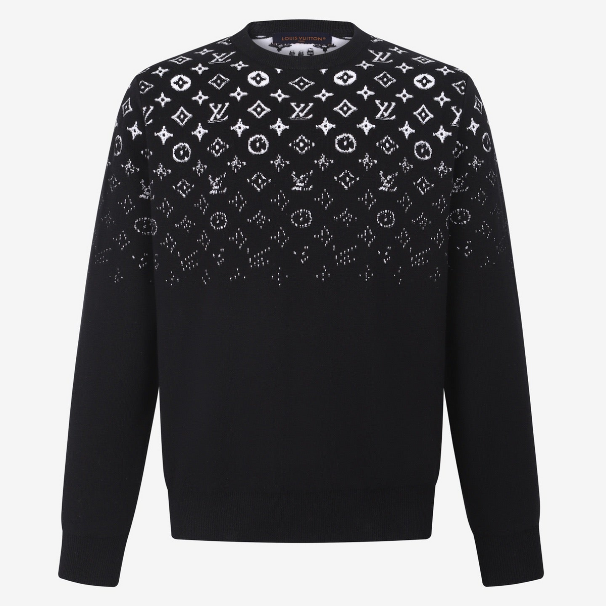 Louis Vuitton Gradient Cotton Crewneck "Black-White"