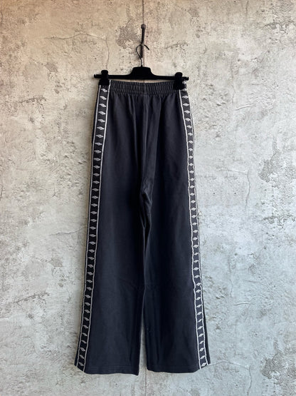 Balenciaga Stripe Baggy Pants "Washed Black-Grey"