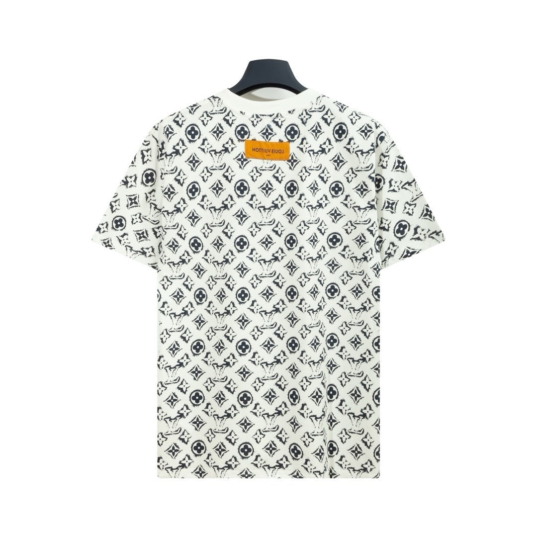 Louis Vuitton Monogram T-Shirt "White-Black"