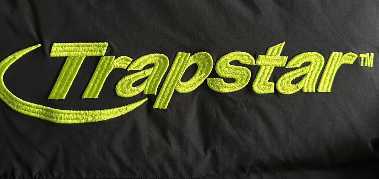 Trapstar Hyperdrive Down Jacket "Black-Lime"