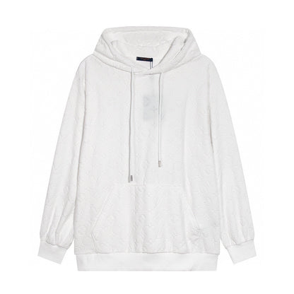 Louis Vuitton Velour Jacquard Hoodie "White"