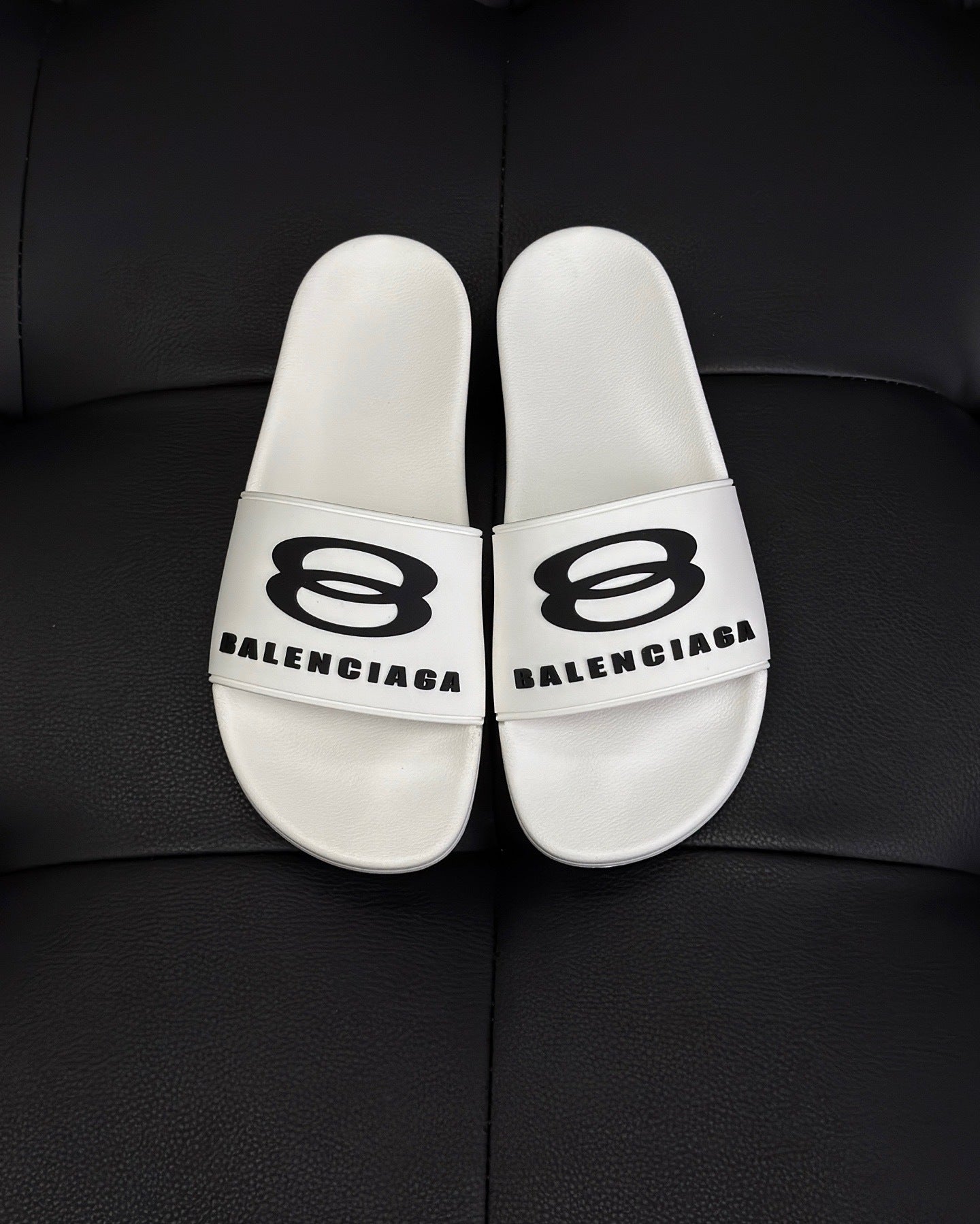 Balenciaga Pool Slides "White"