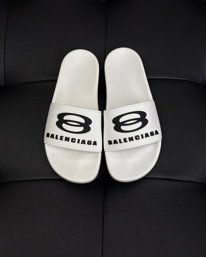 Balenciaga Pool Slides "White"