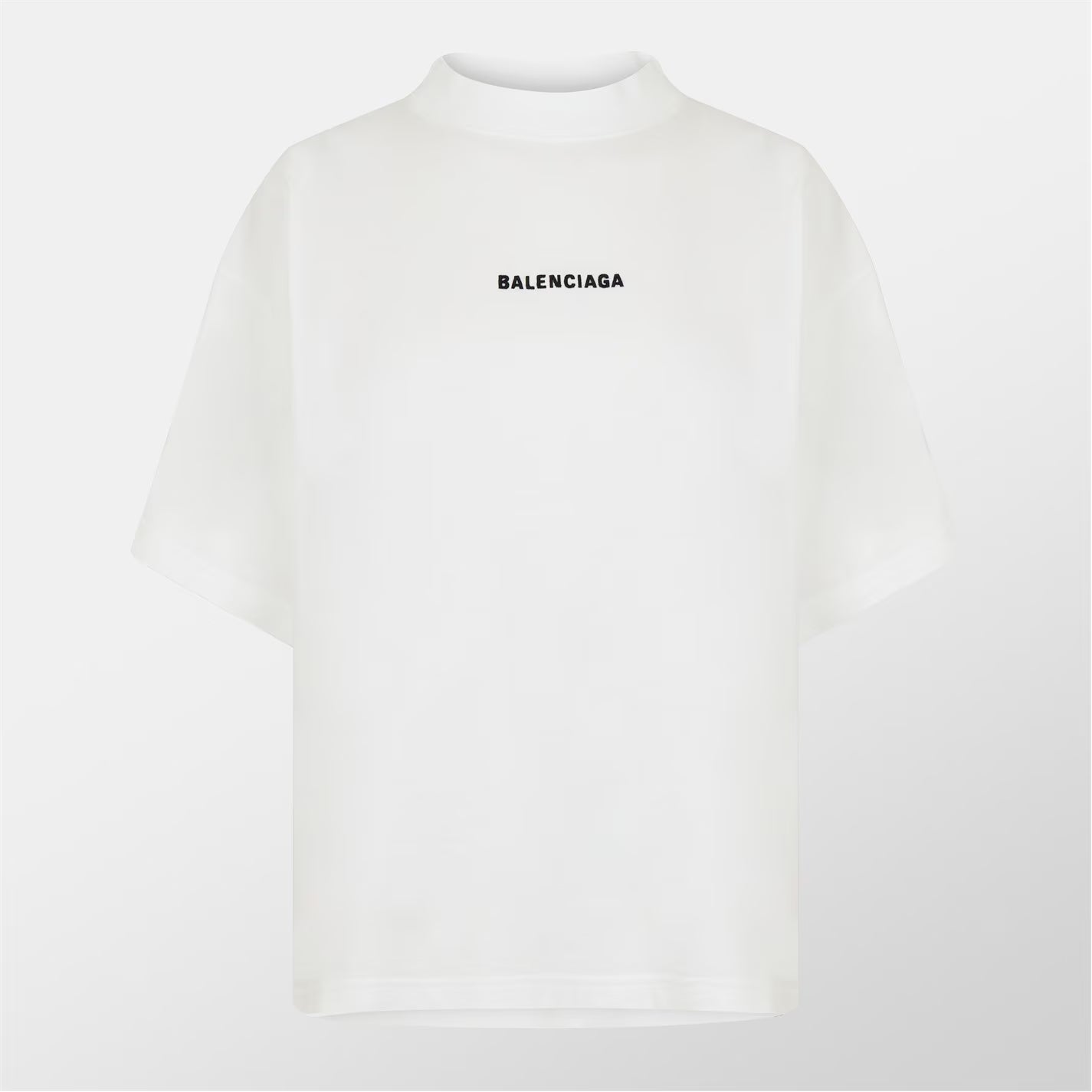 Balenciaga Embroidered Logo T-Shirt "White"