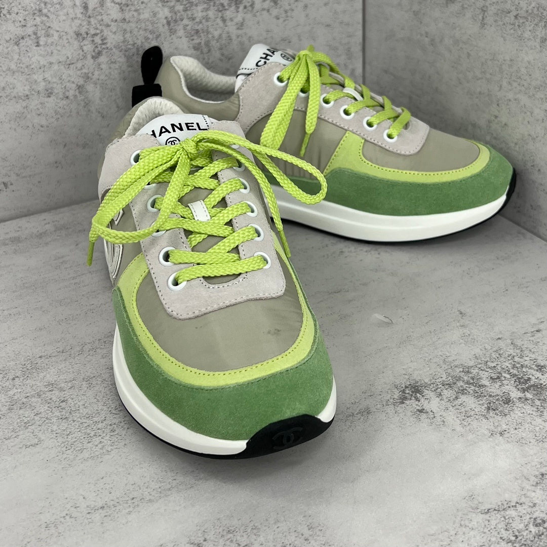 Chanel 22P Low "Grey-Green"
