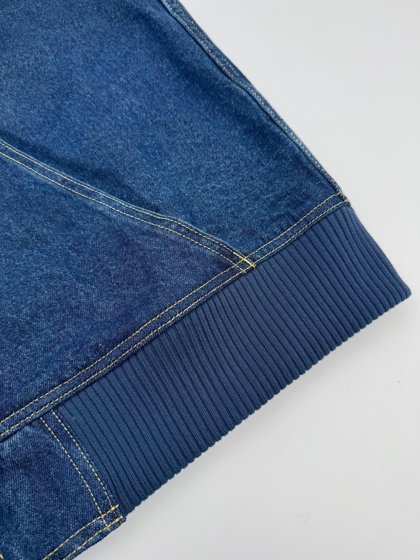 Dior Christian Dior Tag Hooded Jacket "Blue Cotton Denim"