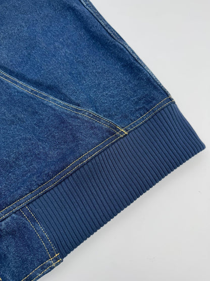 Dior Christian Dior Tag Hooded Jacket "Blue Cotton Denim"