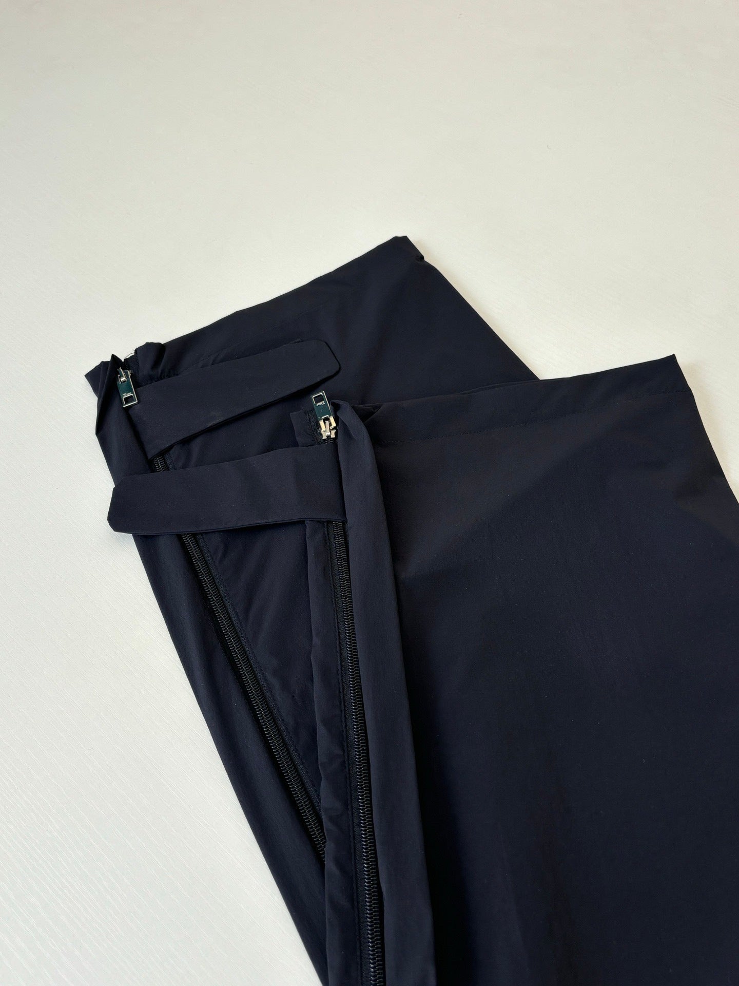 Dior Montaigne Embroidered Jogging Pants "Black Technical Canvas"