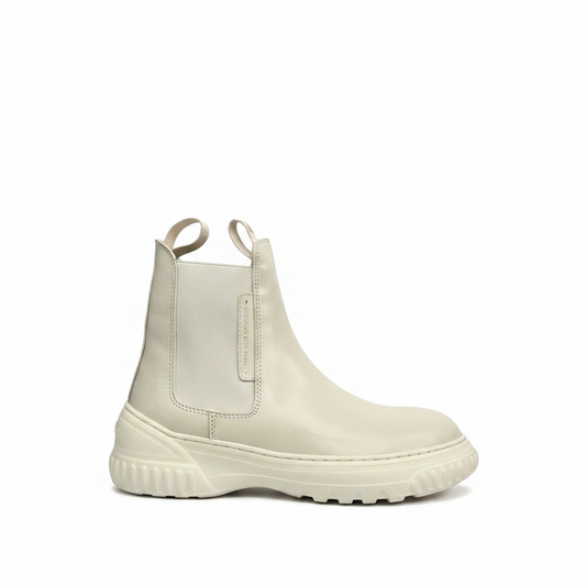 Dior D-Racer Chelsea Ankle Boots "White"