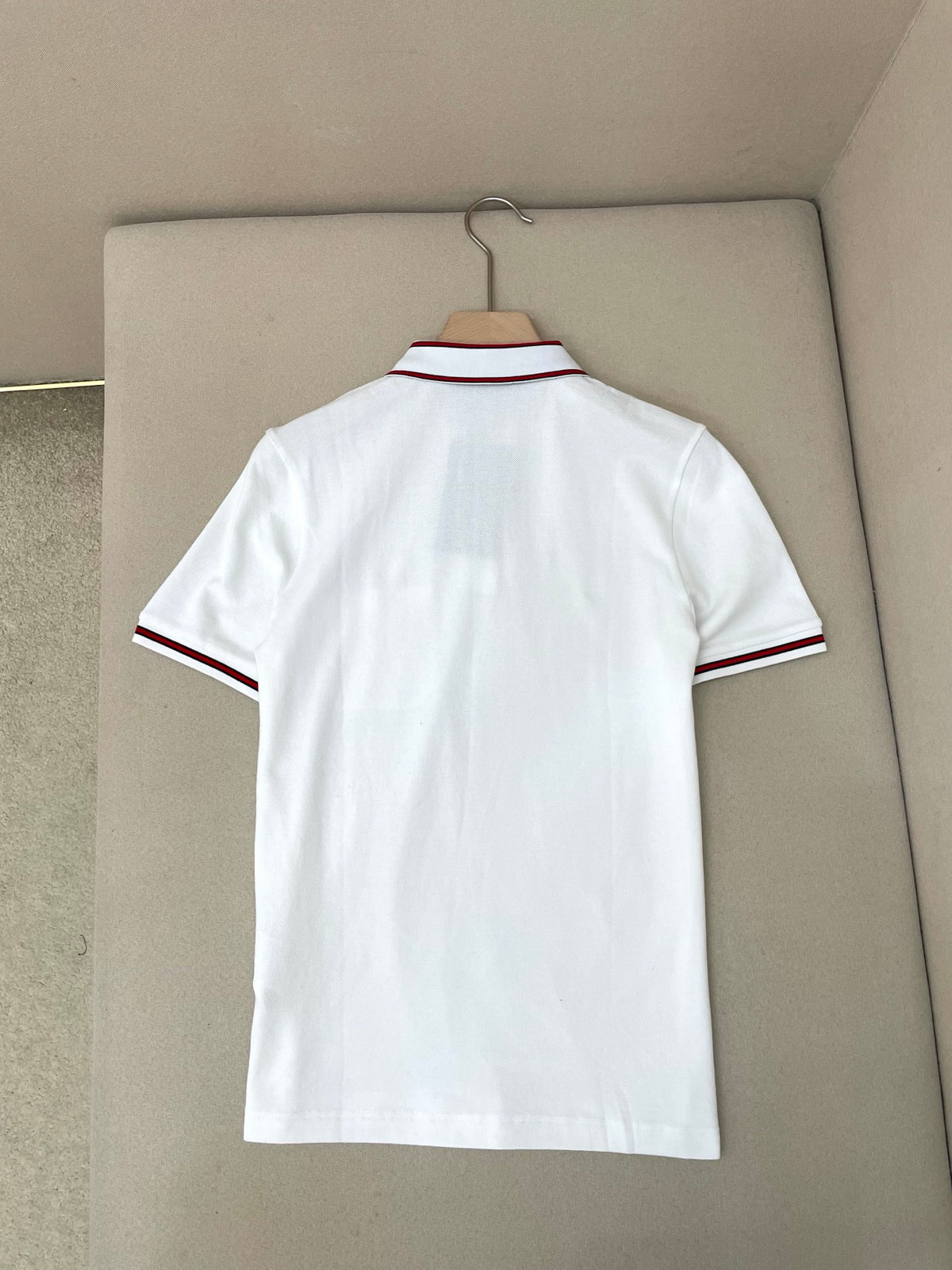 Gucci Cotton Piquet Polo Shirt "White"