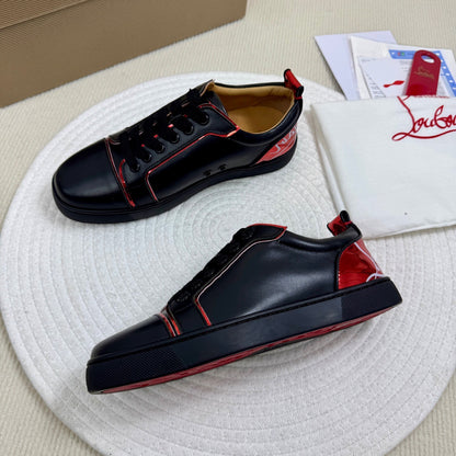 Christian Louboutin Fun Louis Junior "Black-Red"