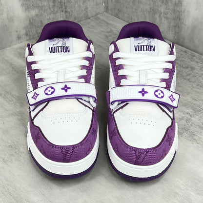 Louis Vuitton Trainers "Purple-White Denim"