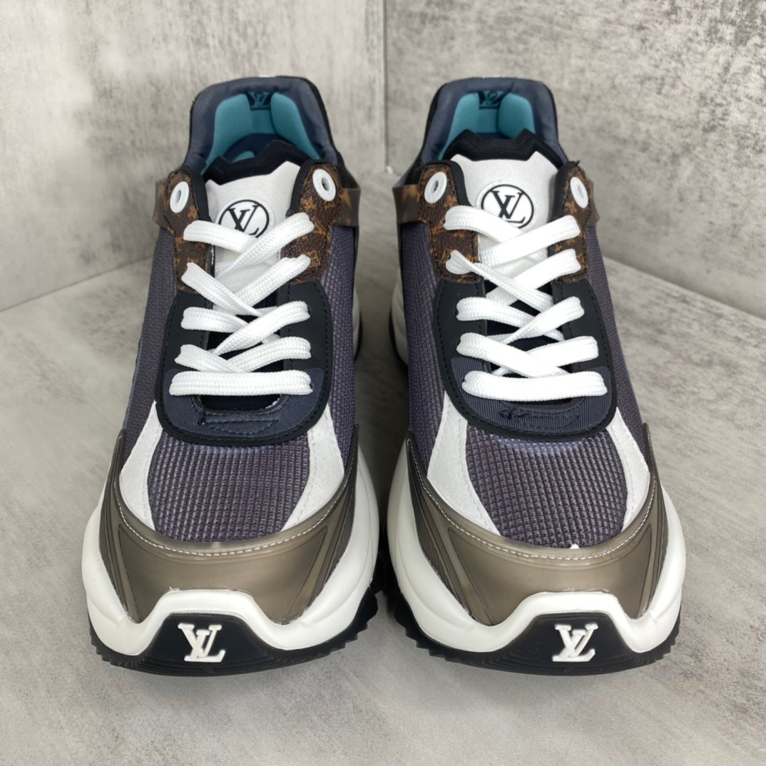Louis Vuitton Run 55 "White-Black-Beige"