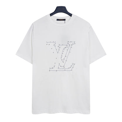 Louis Vuitton Stitch Print T-Shirt "White"