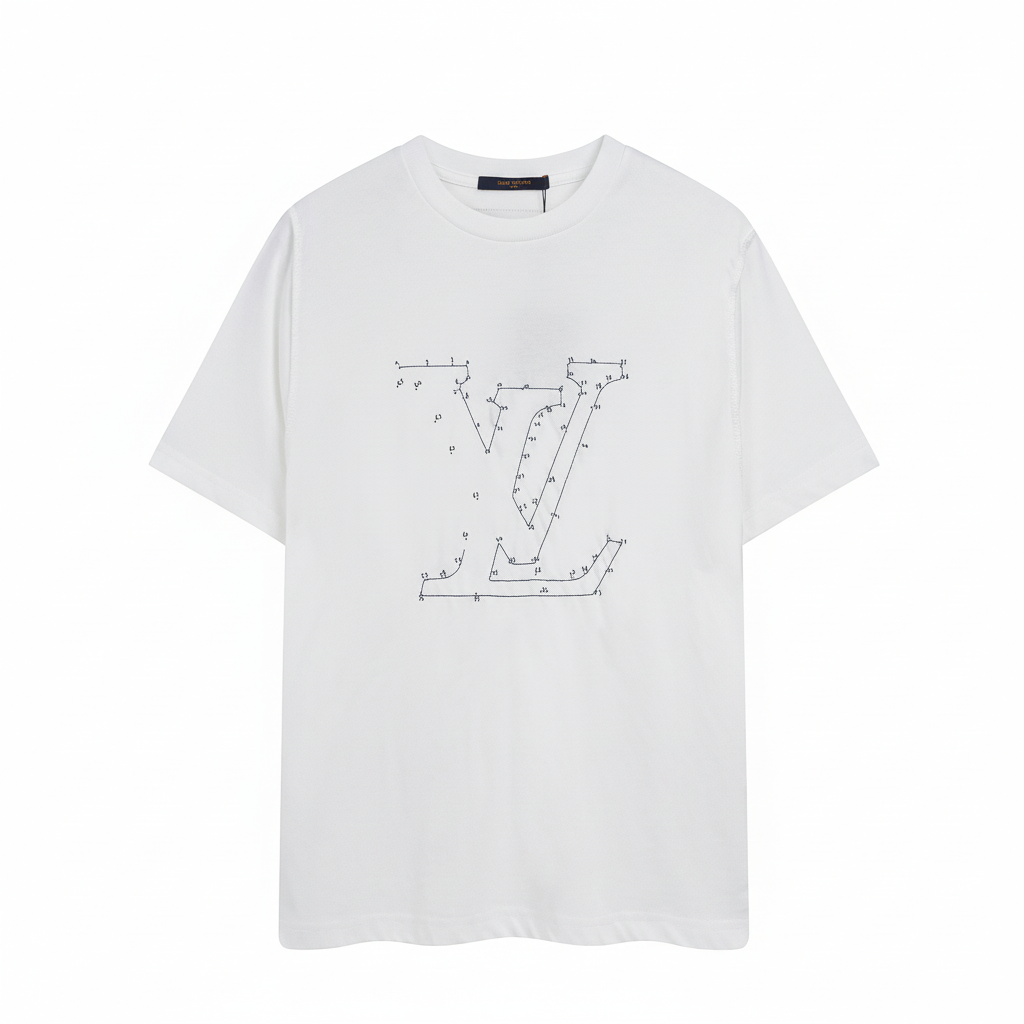 Louis Vuitton Stitch Print T-Shirt "White"