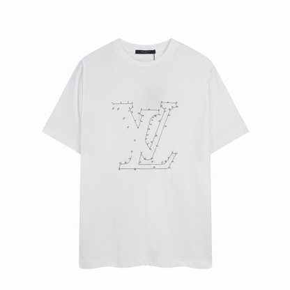 Louis Vuitton Stitch Print T-Shirt "White"