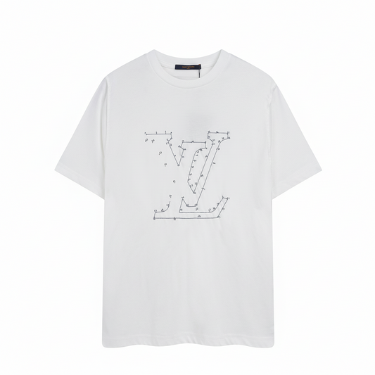 Louis Vuitton Stitch Print T-Shirt "White"
