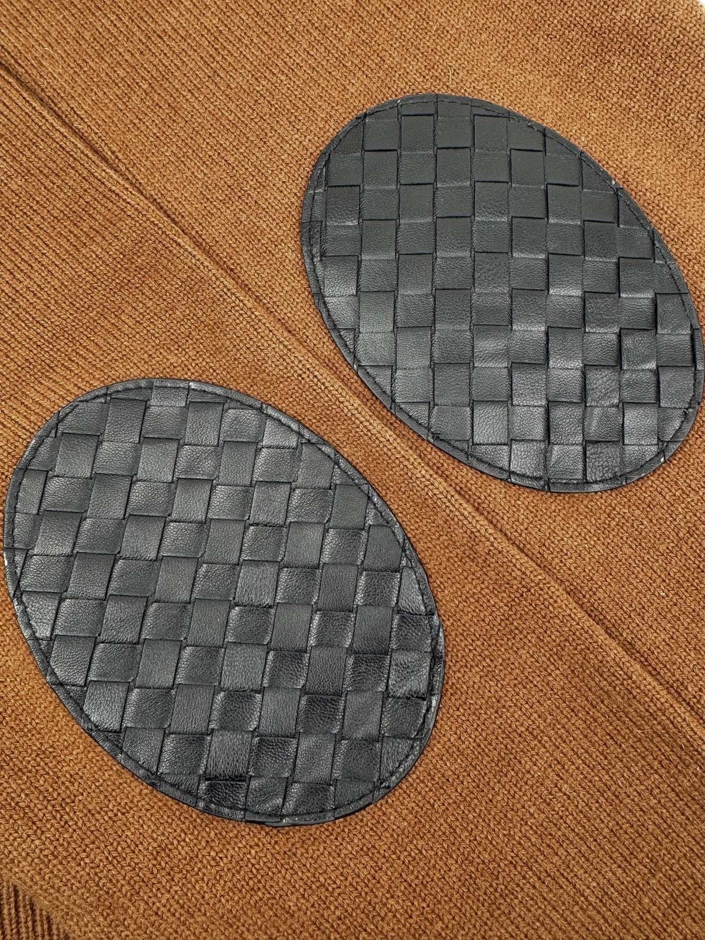 Bottega Veneta Cashmere Cardigan Intrecciato "Camel Brown"