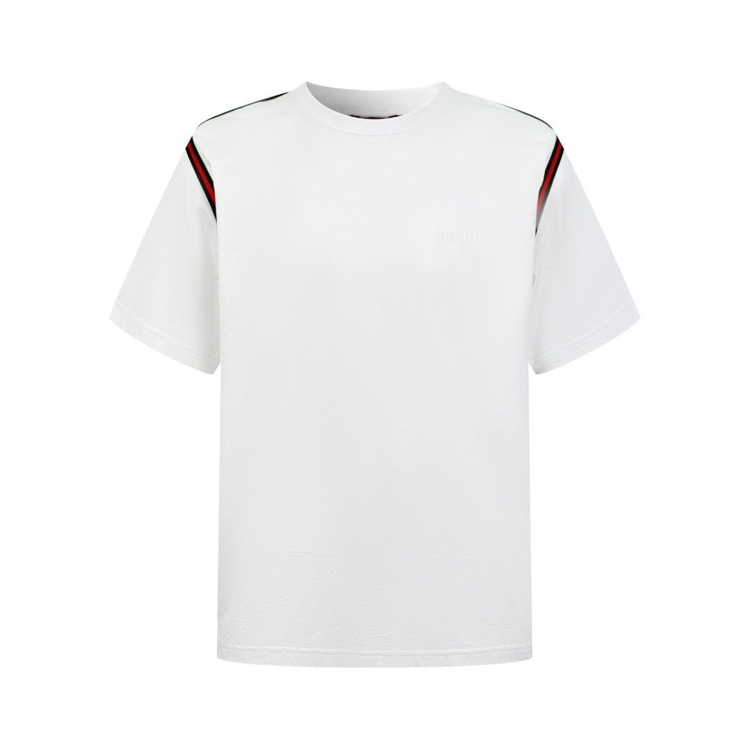 Gucci Embroidered T-Shirt "White"