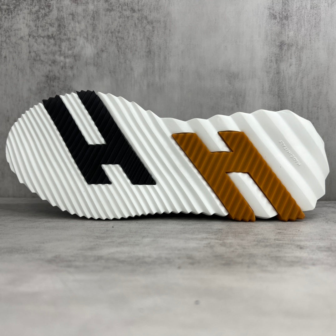 Hermes Bouncing Sneakers "White-Grey-Brown"