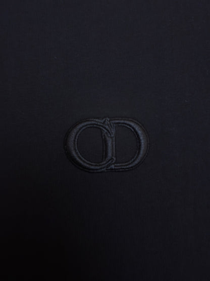 Dior CD Icon T-Shirt "Black Cotton Jersey"