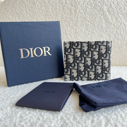 Dior Oblique Jacquard Bifold Wallet