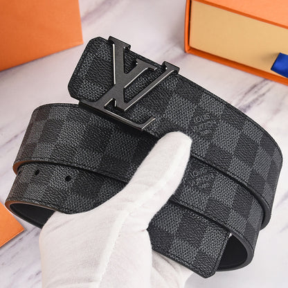 Louis Vuitton Initiales Leather Belt "Black"