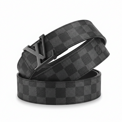 Louis Vuitton Initiales Leather Belt "Black"