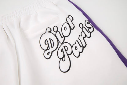 Dior x Erl Acetate 47 Shorts "White-Purple-Black"