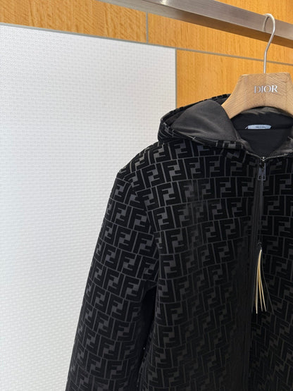 Fendi FF Monogram Blouson Jacket "Black"
