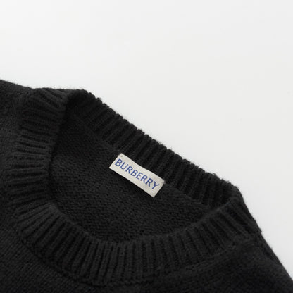 Burberry Knight Wool Cashmere Sweater "Black"
