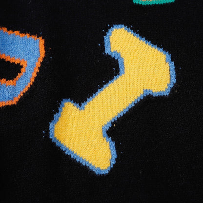 NBA x Louis Vuitton Letters Sweater "Black"