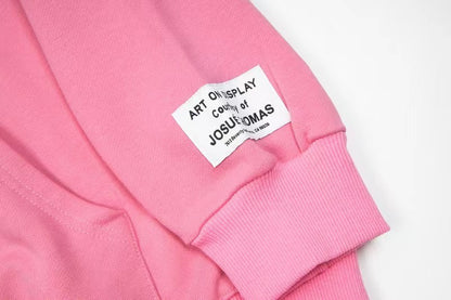 Gallery Dept. Centered Logo Hoodie "Pink"