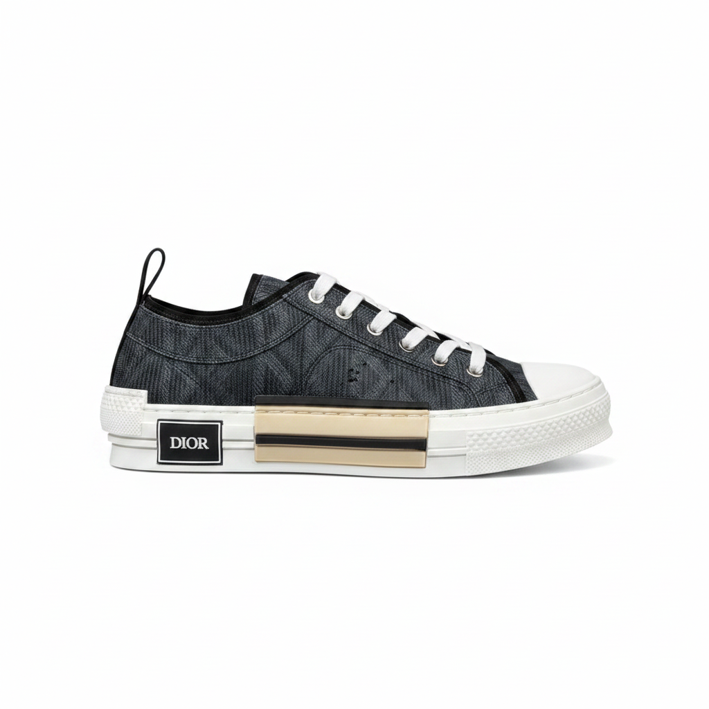 Dior B23 Low "Black CD Diamonds"