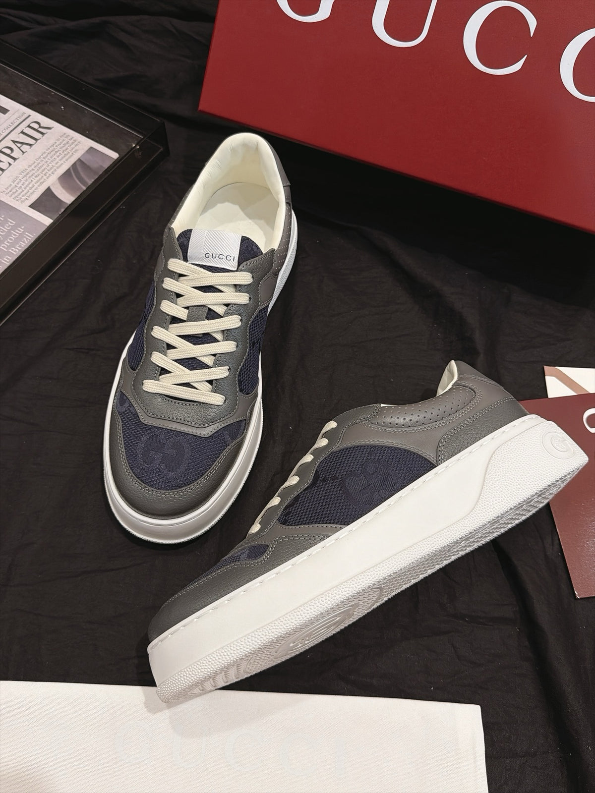 Gucci GG Trainer "Grey-Blue"