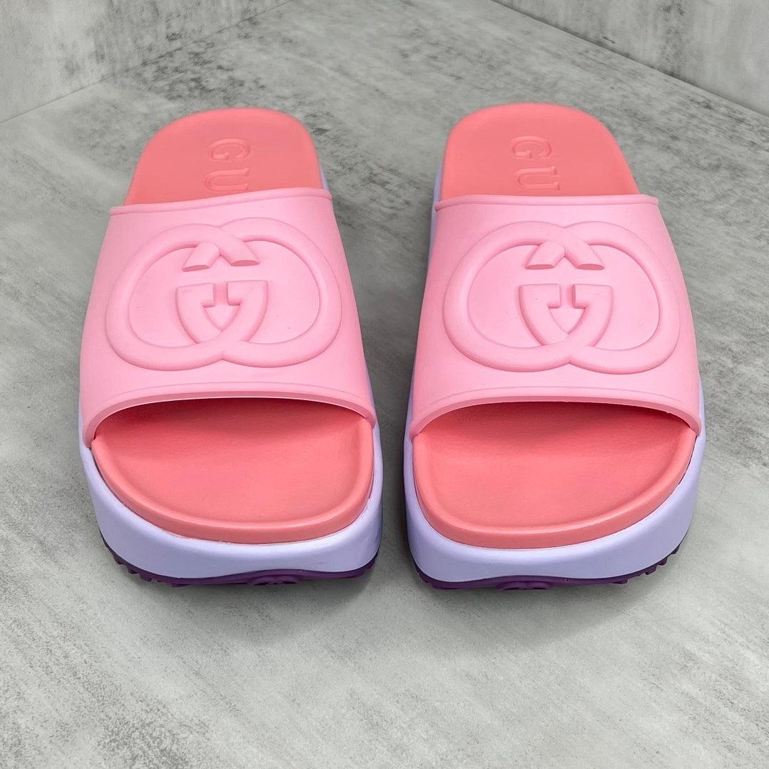 Gucci Slides "Pink-Purple"