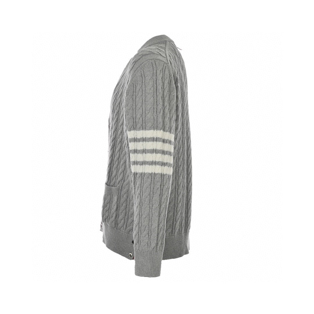Thom Browne 4-Bar Cardigan "Grey"