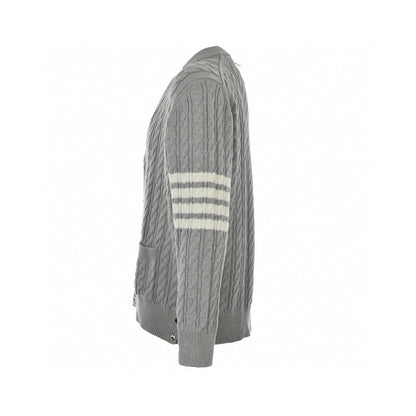 Thom Browne 4-Bar Cardigan "Grey"