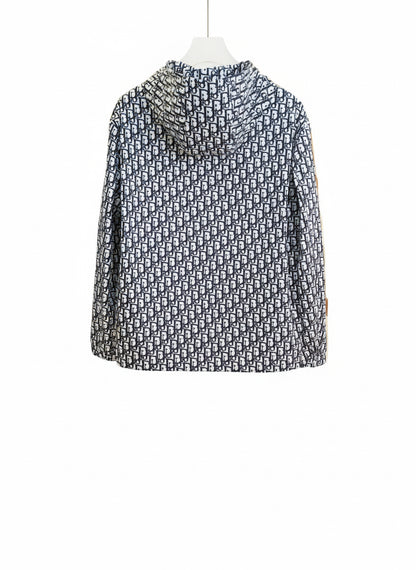 Dior Monogram Windbreaker Jacket "White-Black"
