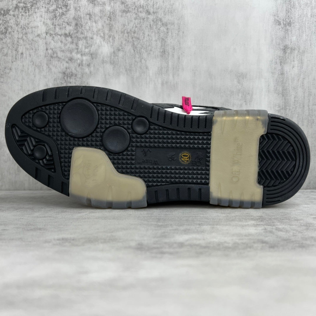 Off-White Out Of Office "Black-White Crocodile Pattern"